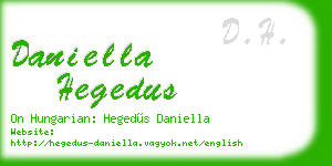 daniella hegedus business card